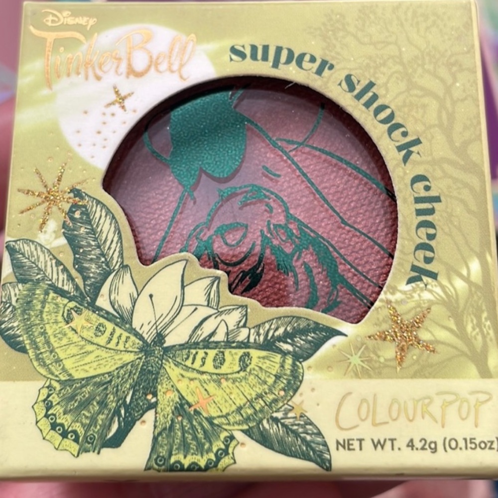 Colourpop x Tinker Bell Darling Super Shock Cheek Blush NIB